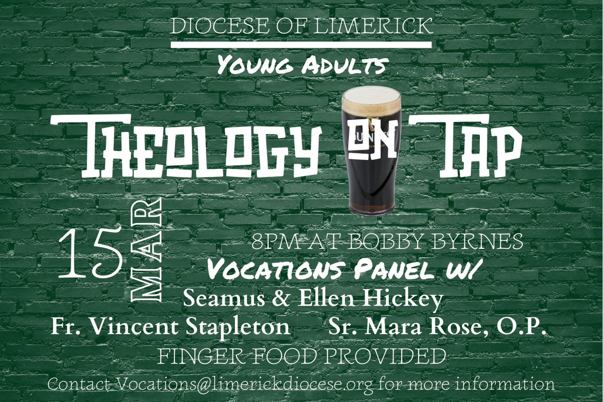 March Theology on Tap