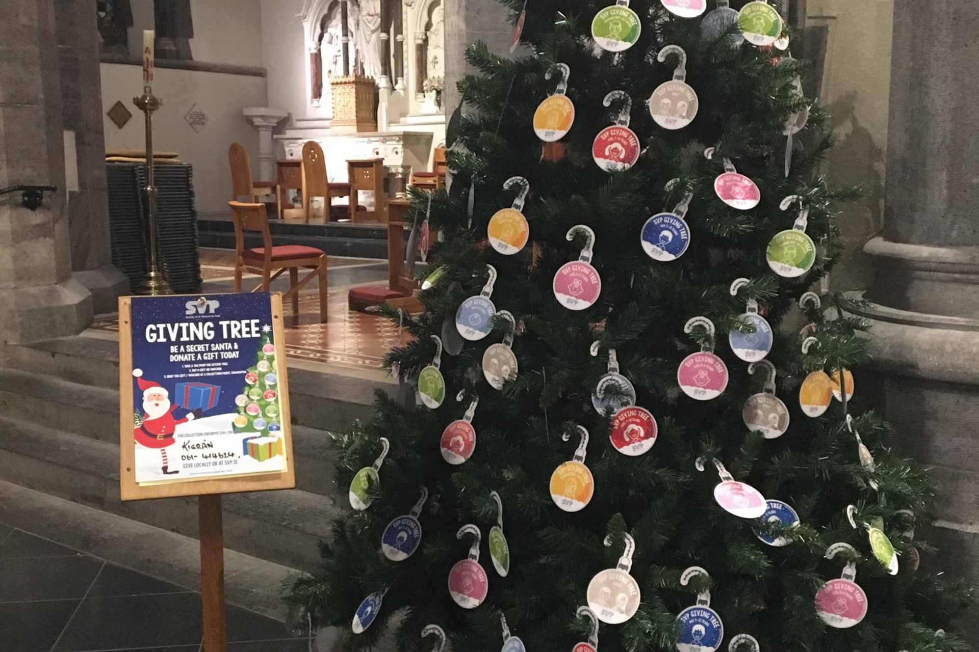 St John's Parish Giving Tree Appeal for SVP.