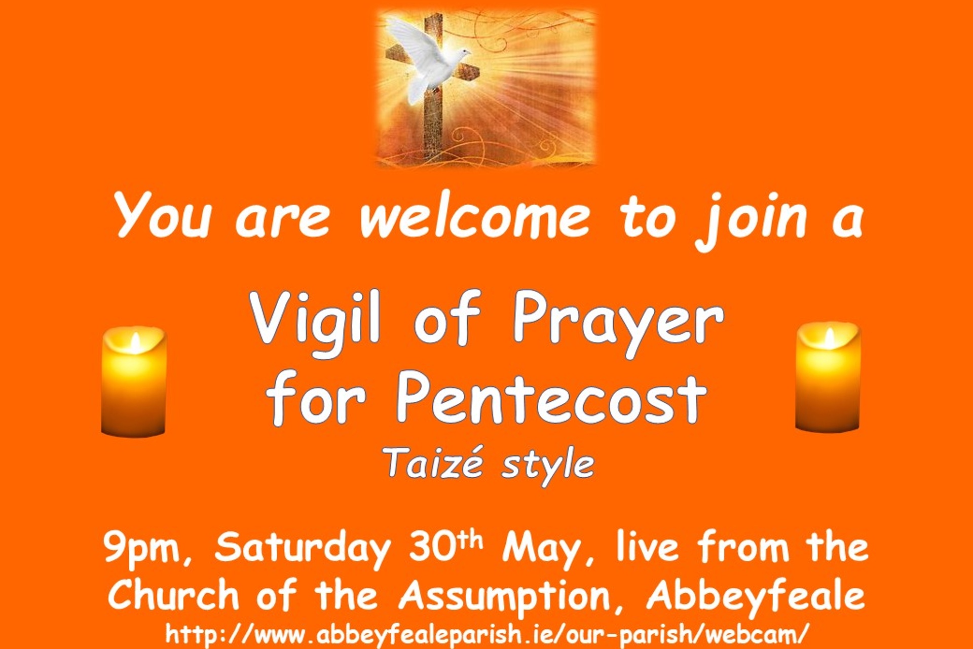 Vigil of Prayer for Pentecost (Taizé style)