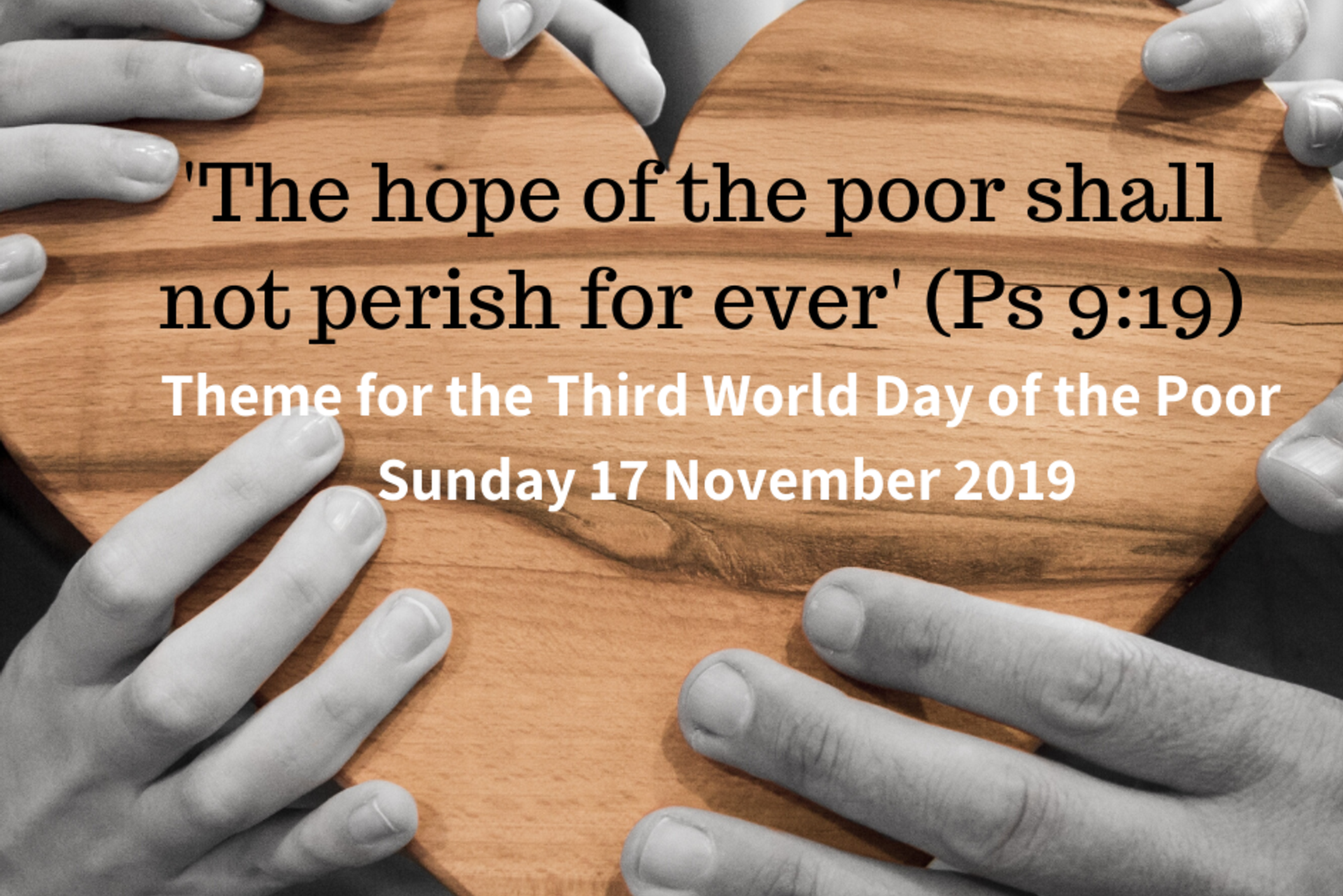 World Day of the Poor – 17 November 2019