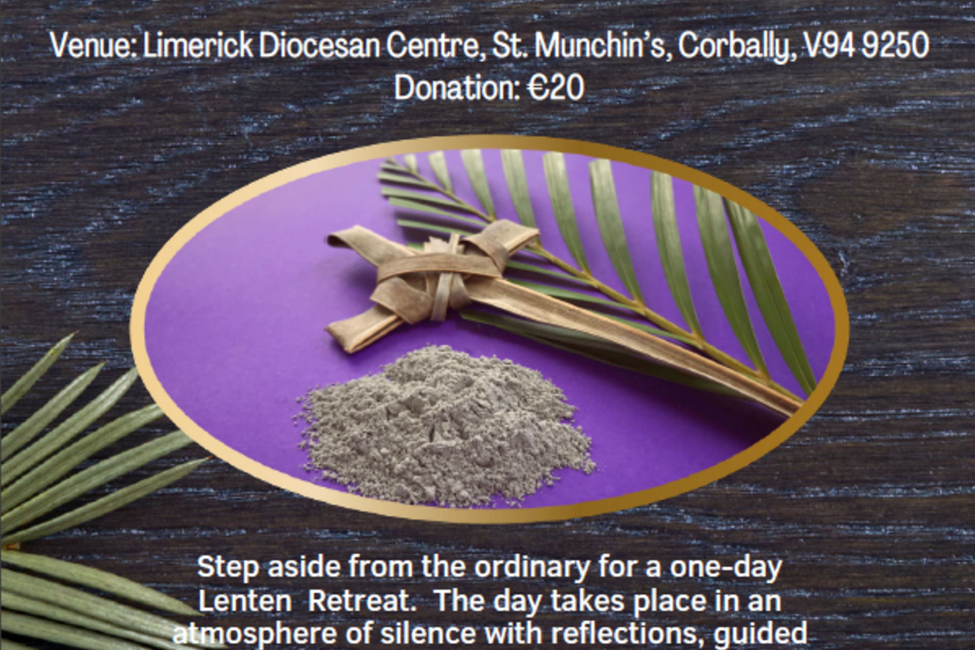 Season of Lent Desert Day - Time Apart with God