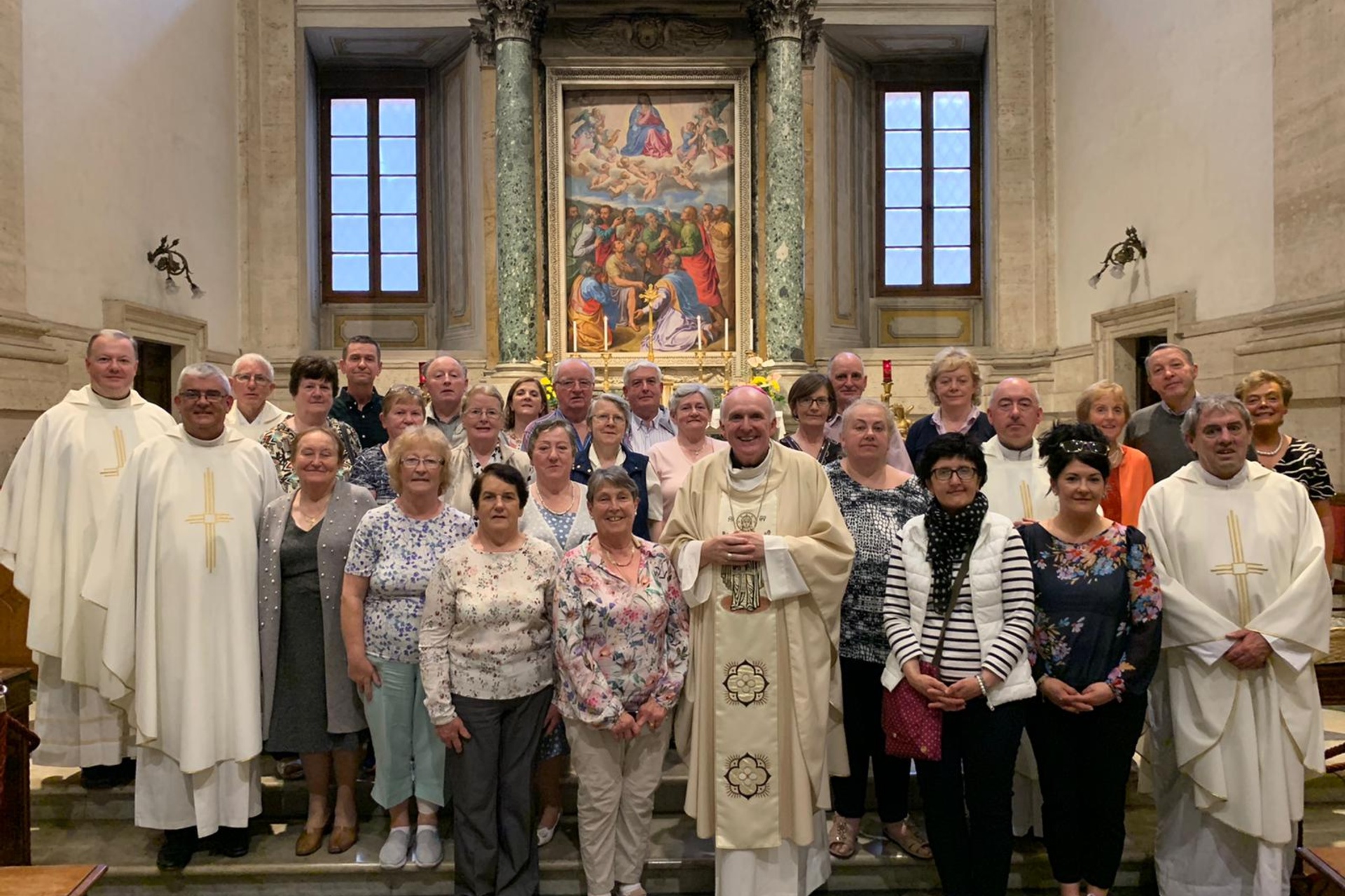 Video of the Limerick group in Rome where they visited the Basilica of Mary Majors