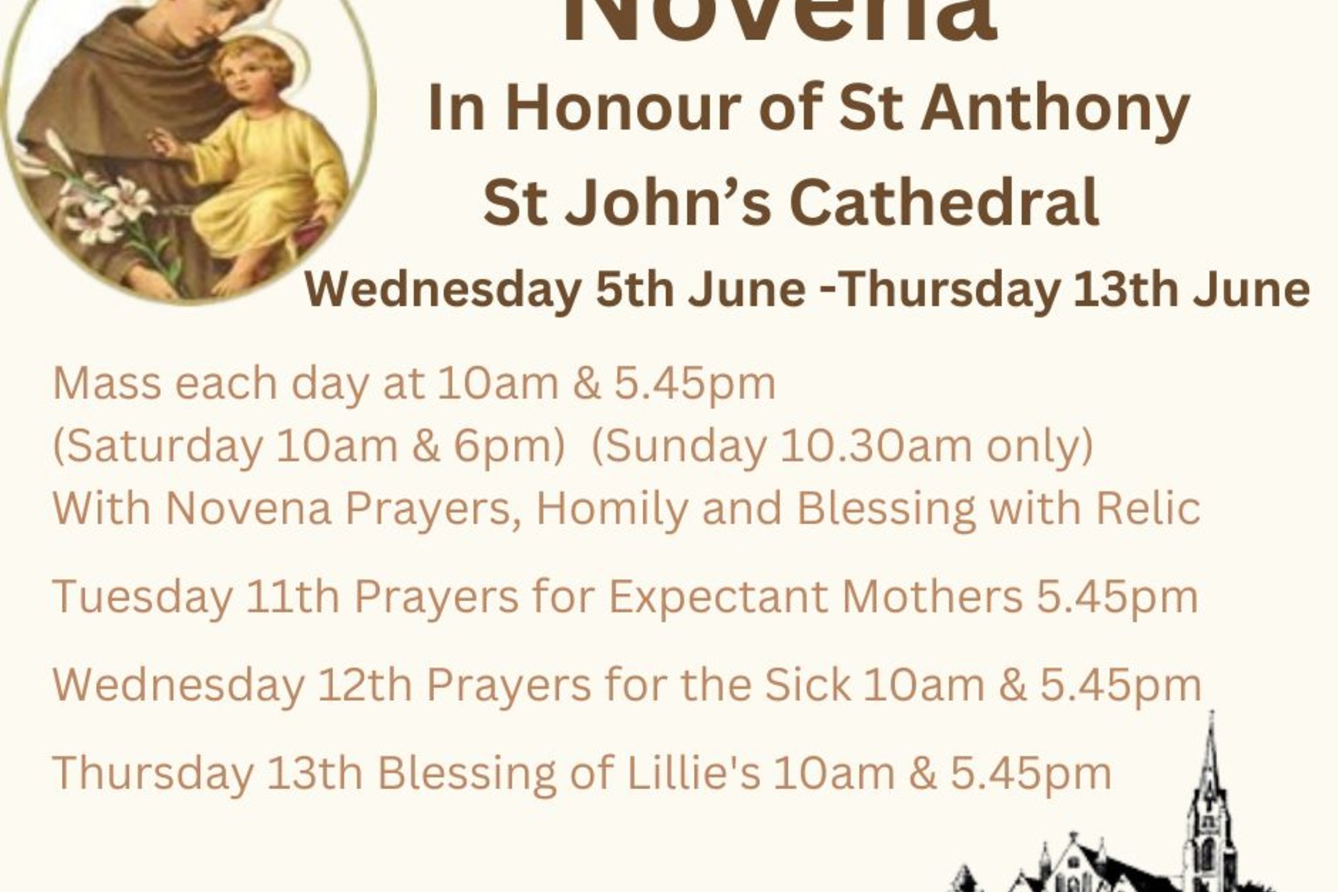 NOVENA In Honour of St Anthony NOVENA In Honour of St Anthony